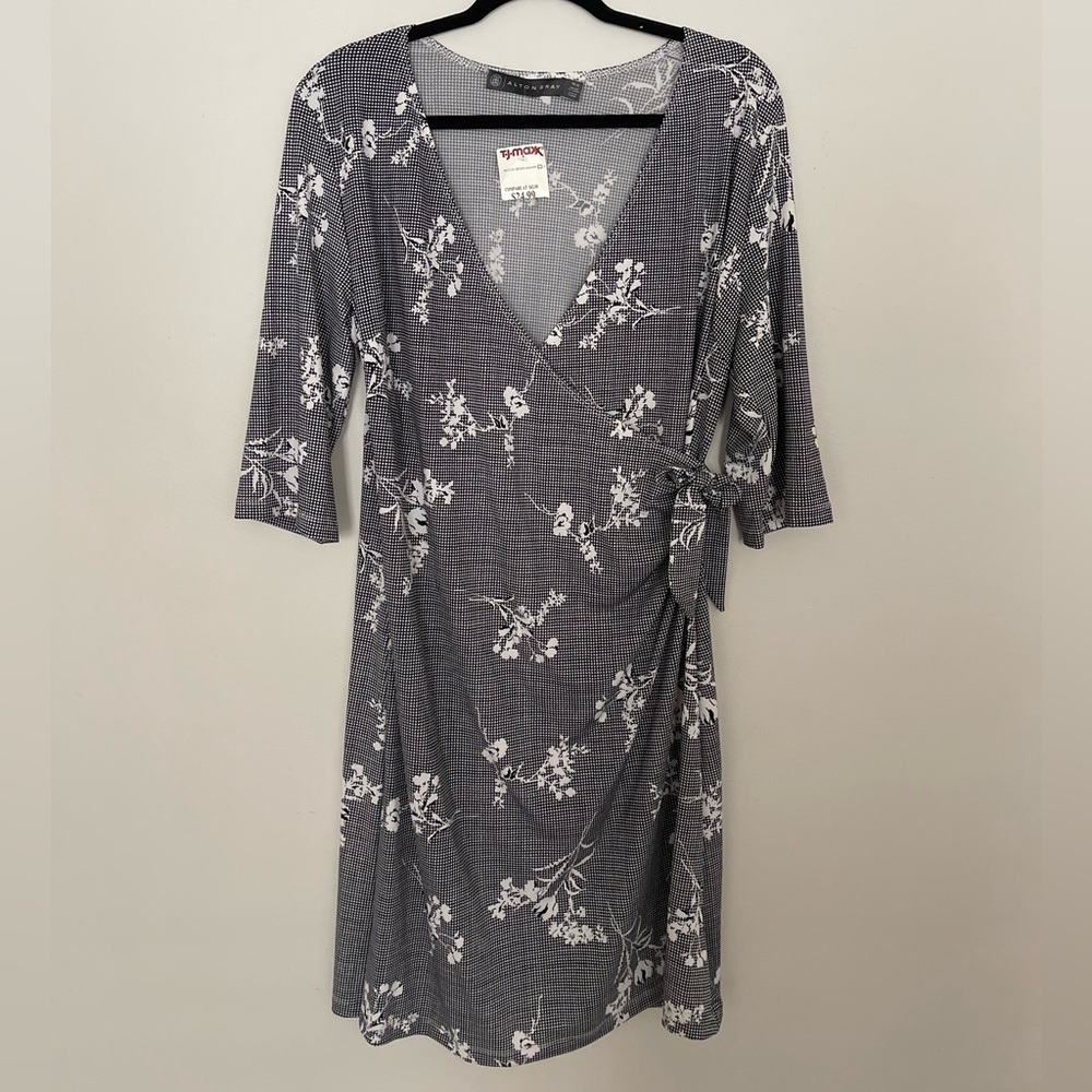 Alton Gray Wrap Dress